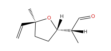 (betaR,2S,5S)-2-(Tetrahydro-5-methyl-5-vinylfuran-2-yl)-propanal